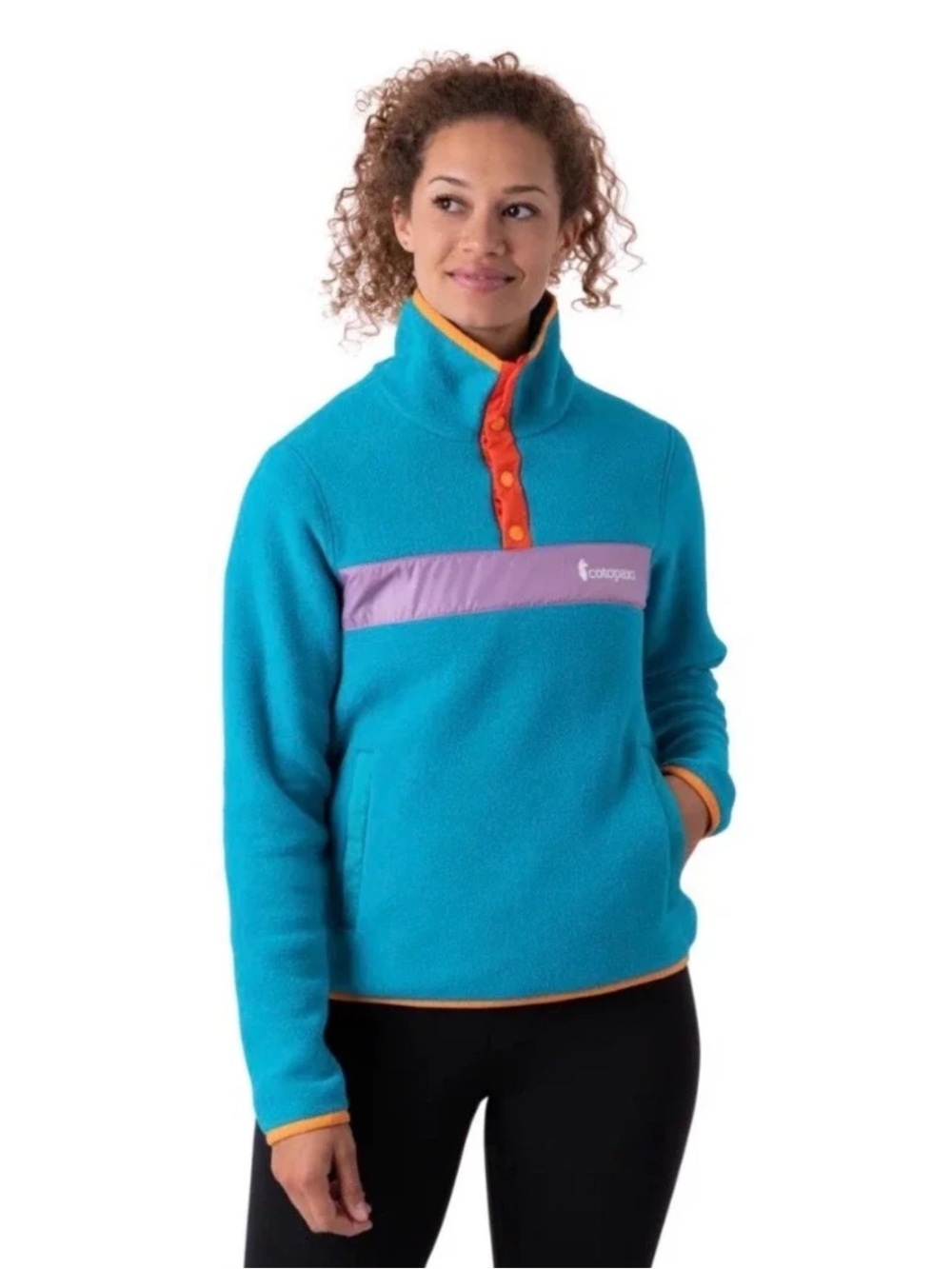 Cotopaxi Teca Fleece Pullover in Blue Size Large